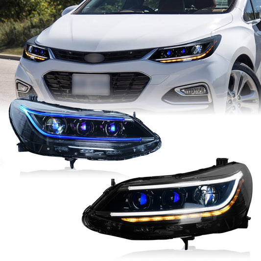 LED Projector Headlights For Chevrolet Cruze 2016-2019