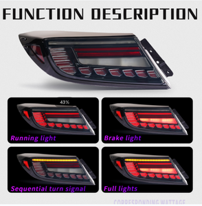 Full LED Tail Lights Assembly For Toyota 86 GR86/ Subaru BRZ 2022-2023