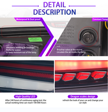 Carregar imagem no visualizador da galeria, Full LED Tail Lights Assembly For Toyota 86 GR86/ Subaru BRZ 2022-2023
