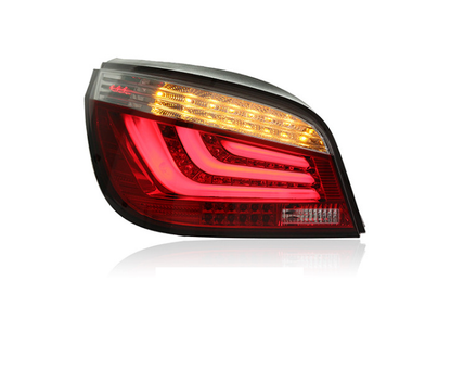 Full LED Tail Lights Assembly For BMW 5 series E60 2003-2010,Smoked