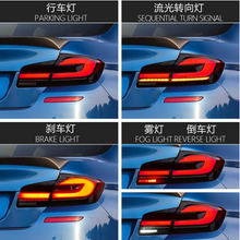 Carregar imagem no visualizador da galeria, Full LED Tail Lights Assembly For BMW 5 series F10 F18 2010-2017,Upgrade G38 style
