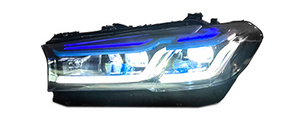 Full LED Headlights Assembly For BMW 5 series G30 G38 2018-2022(The front bumper needs to be replaced.)