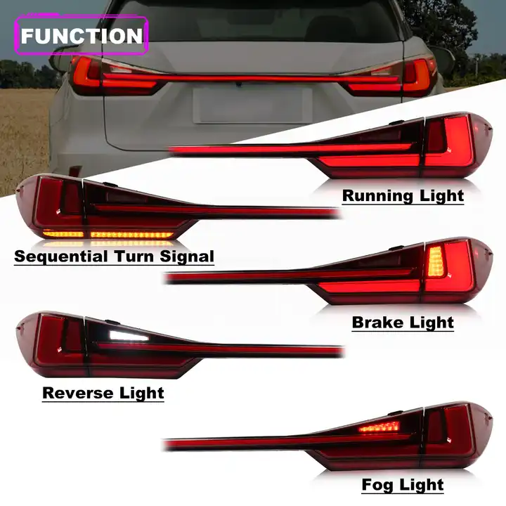 Full LED Tail lights Assembly For Lexus RX300 RX350 RX450H 2016-2022