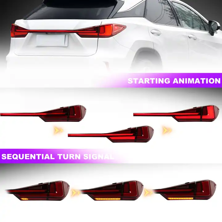 Archaic LED Car Lights Tail Lights Assembly For Lexus RX300 RX350