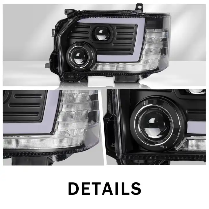 Full LED Headlights Assembly For Toyota Hiace 2005-2018
