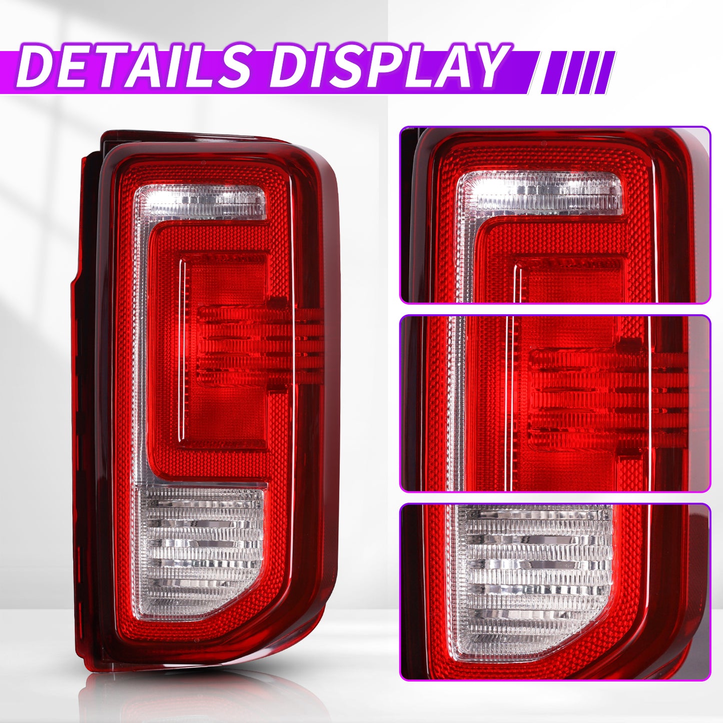 Tail Light Assembly For Ford Bronco 2021-2023 2/4 door, OE Style