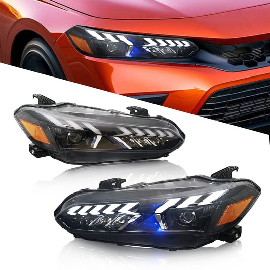 Voll-LED-Scheinwerferbaugruppe für Honda Civic 2021-2022UP der 11. Generation