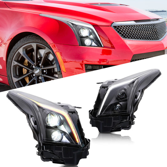 Full LED Headlights Assembly For Cadillac ATS 2013-2019