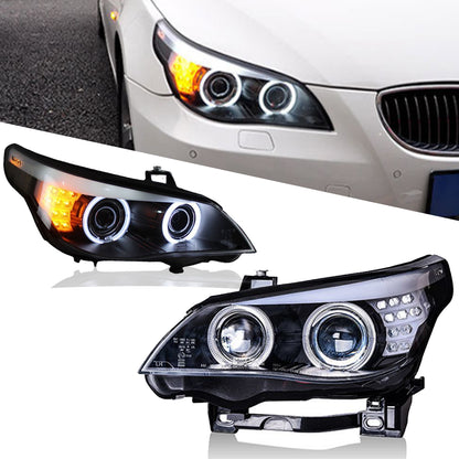 Full LED Headlights Assembly For BMW 5 series E60 2003-2010