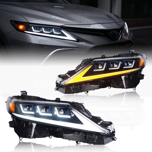 Full LED Headlights Assembly For Toyota Camry 2018-2022