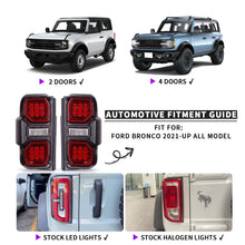 Load image into Gallery viewer, Raptor Version Full LED Tail Lights Assembly For Ford Bronco 2021+ (All Versions) 2/4-door

