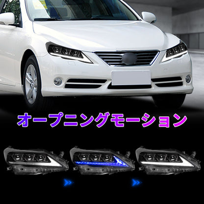 Full LED Headlights Assembly For Toyota Reiz/Mark X 2010-2013
