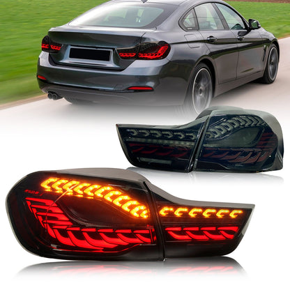 Full LED Tail Lights Assembly For BMW 4 Series F32 F33 F36 F82 F83 2014-2020,Clear