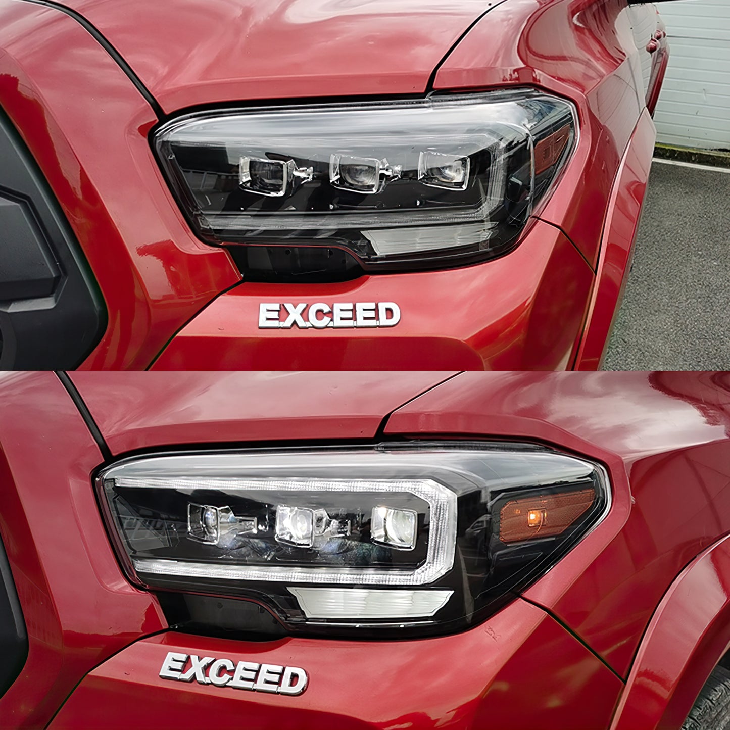Full LED Headlights Assembly For Toyota Tacoma 2016-2020