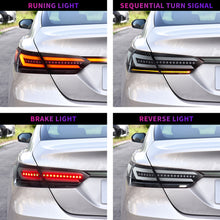 Carregar imagem no visualizador da galeria, Full LED Tail Lights Assembly For Toyota Camry  2018-2023,with trunk light
