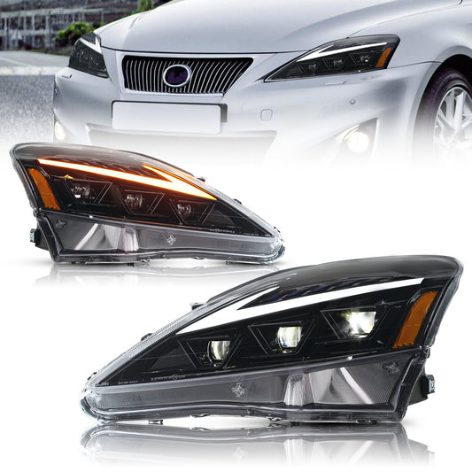 Vollständige LED-Scheinwerferbaugruppe für Lexus IS250/IS250C/IS350/IS350C/ISF/IS200d 2006-2012