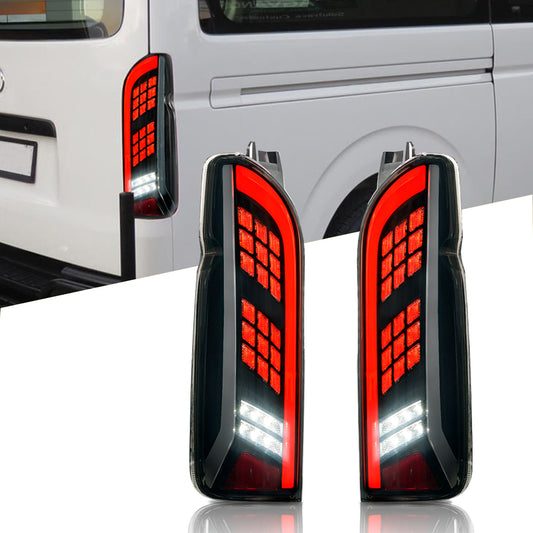 Full LED Tail Lights Assembly For Toyota Hiace 2005-2018