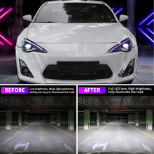 Load image into Gallery viewer, Full LED Headlights Assembly For Toyota 86/ Subaru BRZ 2012-2021（Cellular projector）
