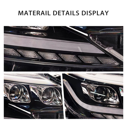 Full LED Headlights Assembly For Toyota Reiz/Mark X 2014-2017