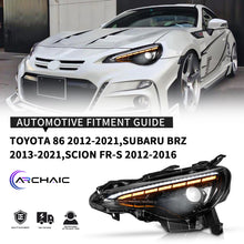 Load image into Gallery viewer, Full LED Headlights Assembly For Toyota 86/ Subaru BRZ 2012-2021
