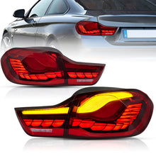 Carregar imagem no visualizador da galeria, Full LED Tail Lights Assembly For BMW 4 Series F32 F33 F36 F83 2014-2020,Smoked
