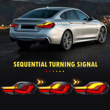 Carregar imagem no visualizador da galeria, Full LED Tail Lights Assembly For BMW 4 Series F32 F33 F36 F83 2014-2020,Smoked
