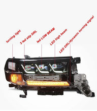 Carregar imagem no visualizador da galeria, Full LED Headlights Assembly For Land Cruiser LC200 2016-2020
