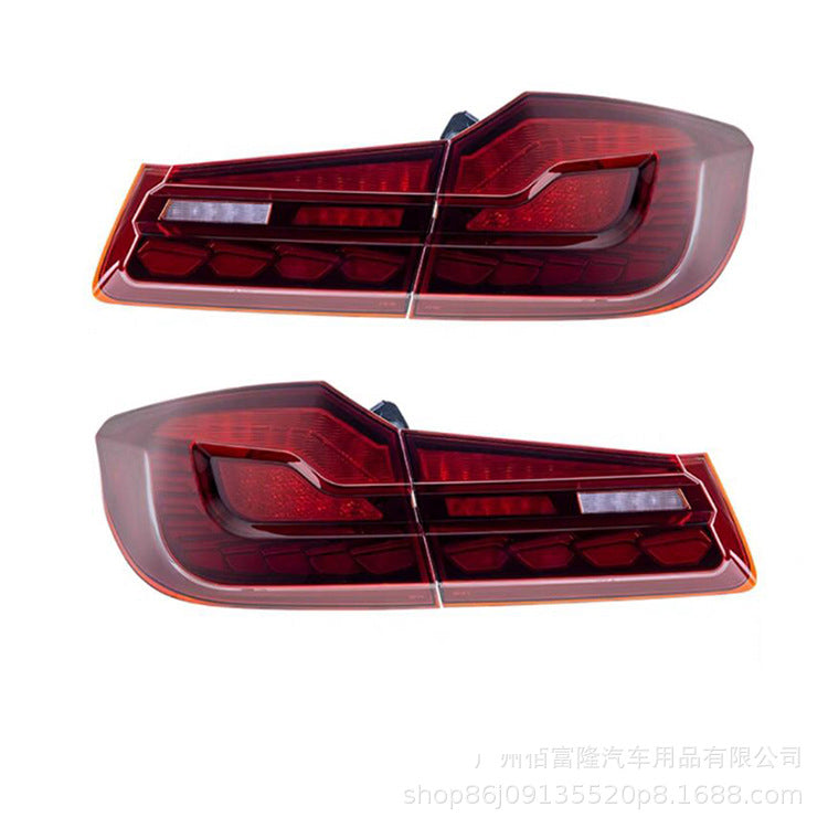 Full LED Tail Lights Assembly For BMW 5 series G30 G38 2017-2022,Red