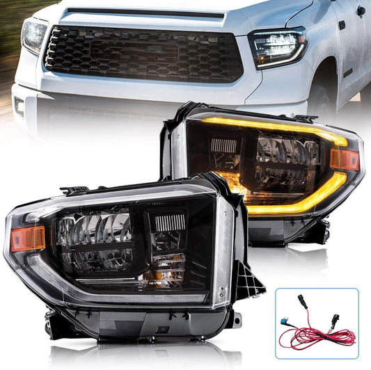 Full LED Headlights Assembly For Toyota Tundra 2014-2020