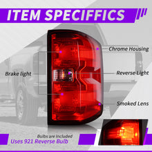 Carregar imagem no visualizador da galeria, Tail Lights Assembly For Chevy Silverado 2014-2019/ GMC Sierra 2015-2019,OE style
