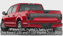 Загружайте и воспроизводите видео в средстве просмотра галереи Full LED Tail lights Assembly For Ford F-150 2015-2020
