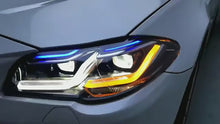 Carregar e reproduzir vídeo no visualizador da Galeria, Full LED Headlights Assembly For BMW 5 series F10 F18 2010-2017
