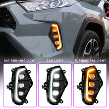 Carregar imagem no visualizador da galeria, LED DRL Fog Lights For Toyota RAV4 2019-2022
