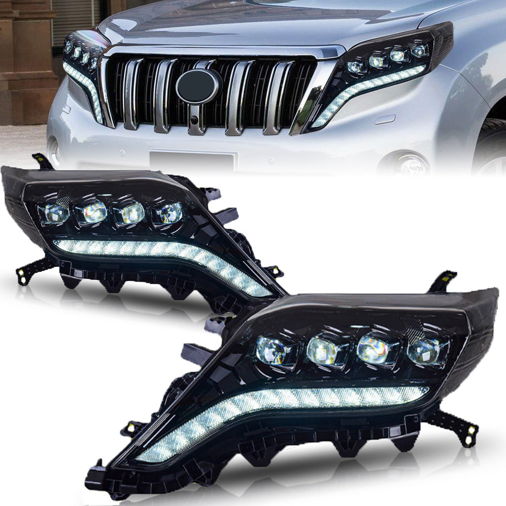 Full LED Headlights Assembly For Toyota Prado 2014-2017