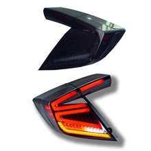 Load image into Gallery viewer, Full LED Tail Lights Assembly For 10th Gen Honda Civic Type R Hatchback 2016-2021
