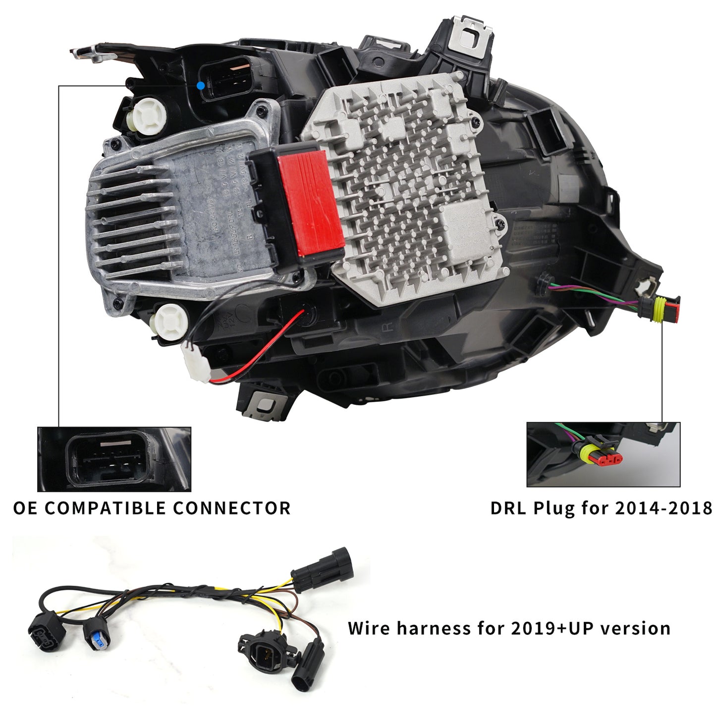 Full Headlights Assembly For Mini Clubman F54 F55-59 2014-2021