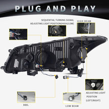 Carregar imagem no visualizador da galeria, Full LED Headlights Assembly For 8th Gen Honda Accord 2008-2012
