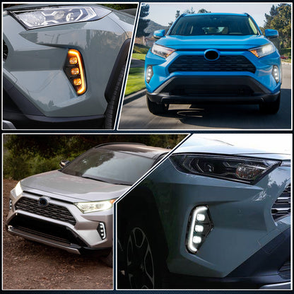 Toyota RAV4 2019-2022용 LED DRL 안개등