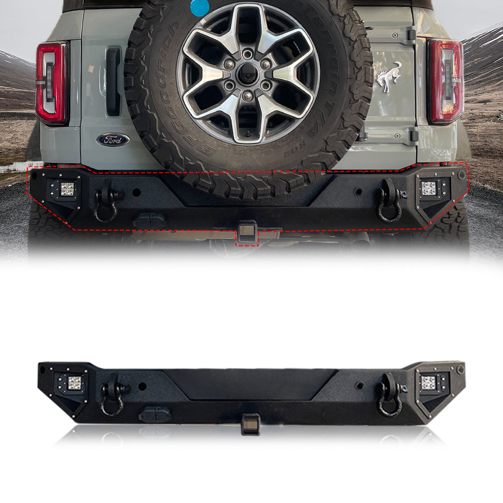 Rear Bumper For Ford Bronco 2021-2023 2/4 door