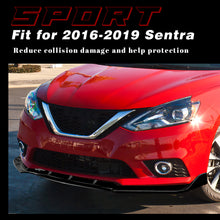 Carregar imagem no visualizador da galeria, Front Bumper Lip Spoiler For Nissan Sentra 2016-2019
