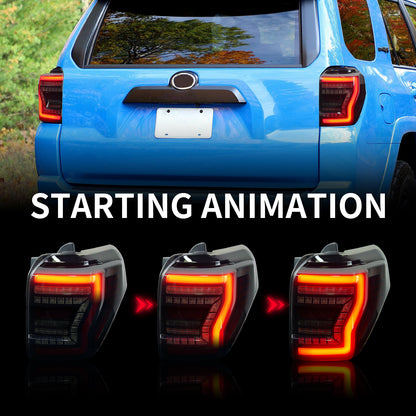 Toyota 4Runner 2014-2021년을 위한 가득 차있는 LED 꼬리 빛 회의 (Style2)