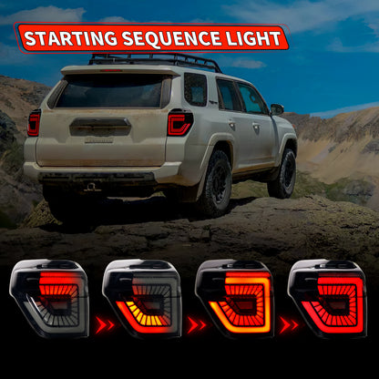 Full LED Tail Lights Assembly For Toyota 4Runner 2014-2021