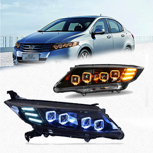 Full LED Headlights Assembly For Honda City 2014-2020