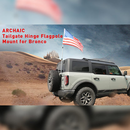Antenna Bracket/Flagpole Bracket For Ford Bronco 2021-2023