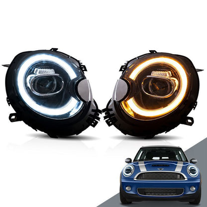 Full LED Headlights Assembly For Mini R55 R56 R57 R58 R59 2007-2013