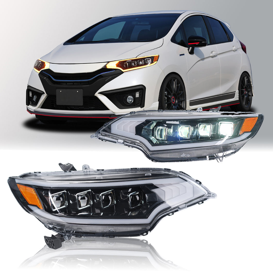 Full LED Headlights Assembly For Honda Fit/Jazz 2013-2020