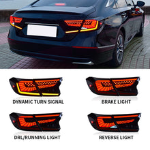 Load image into Gallery viewer, Full LED Tail Lights Assembly For 10th Gen Honda Accord 2018-2022
