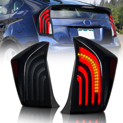 Full LED Tail Lights Assembly For Toyota Prius 2010-2015
