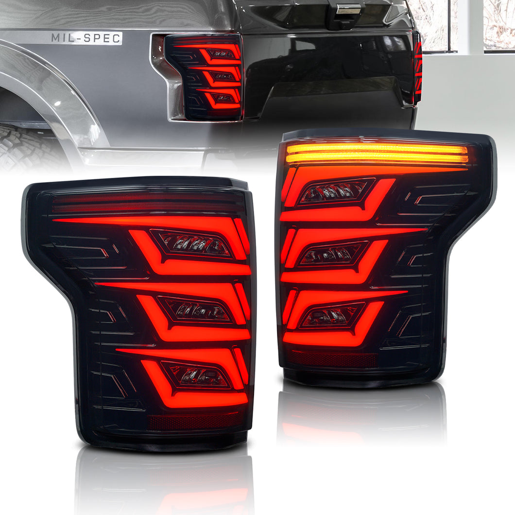 Full LED Tail Lights Assembly For Ford F-150 2015-2020