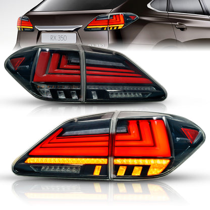 Full LED Tail lights Assembly For Lexus RX270 RX300 RX350 RX450H 2009-2015